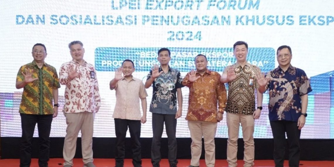 LPEI Export Forum dan Sosialisasi Program Penugasan Khusus Ekspor 2024 yang digelar di Sumatera Utara