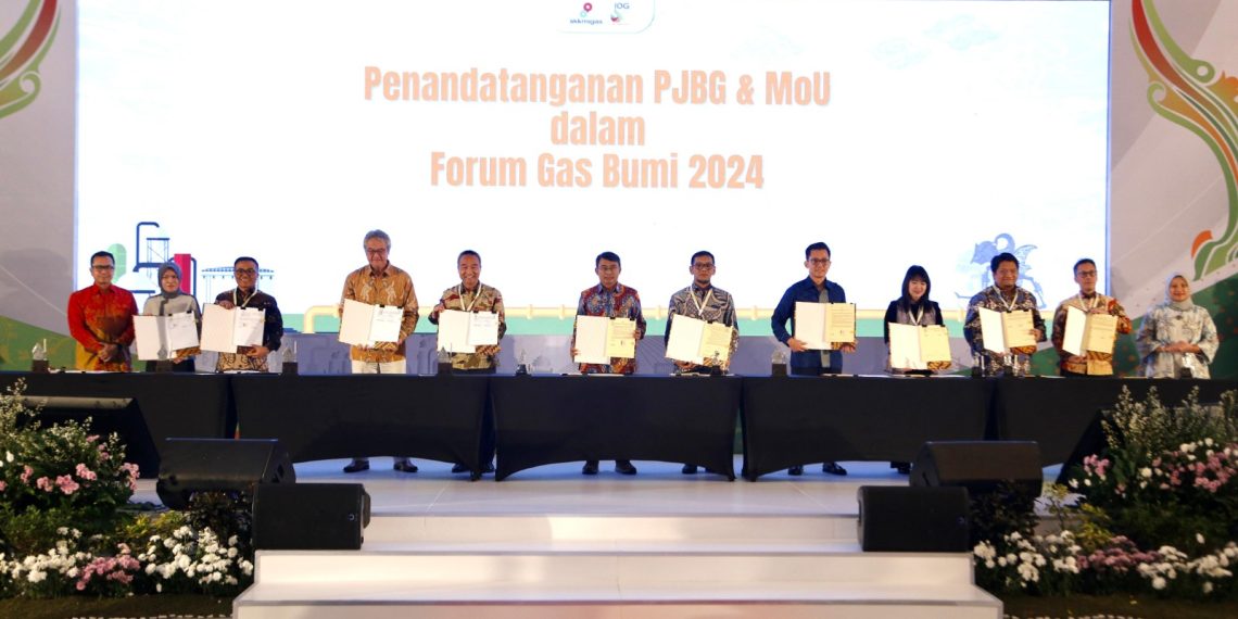 Reethau Group melalui PT Pertiwi Nusantara Resources meneken penandatanganan Perjanjian Jual Beli Gas (PJBG) dengan Pertamina EP