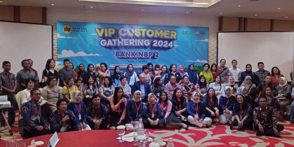 Customer gathering terhadap sejumlah nasabah prioritas dan nasabah baru di Cibubur, Bekasi, pada Kamis, 11 Juli 2024.