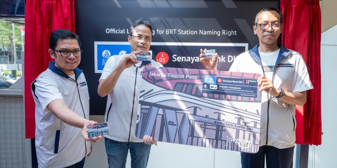 Bank DKI dan Transjakarta Resmikan Halte Transjakarta Senayan Bank DKI