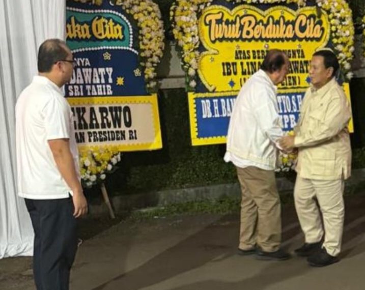 Prabowo Subianto, Presiden Terpilih Datang Melayat Ibunda “Filantropi” Dato Sri Tahir