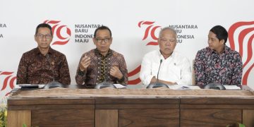 Menteri Sekretaris Negara (Mensesneg) Pratikno dalam Konferensi Pers Bulan Kemerdekaan di Gedung Utama Kementerian Sekretariat Negara, Jakarta, Kamis (01/08/2024). (Foto: Humas Kemensetneg)
