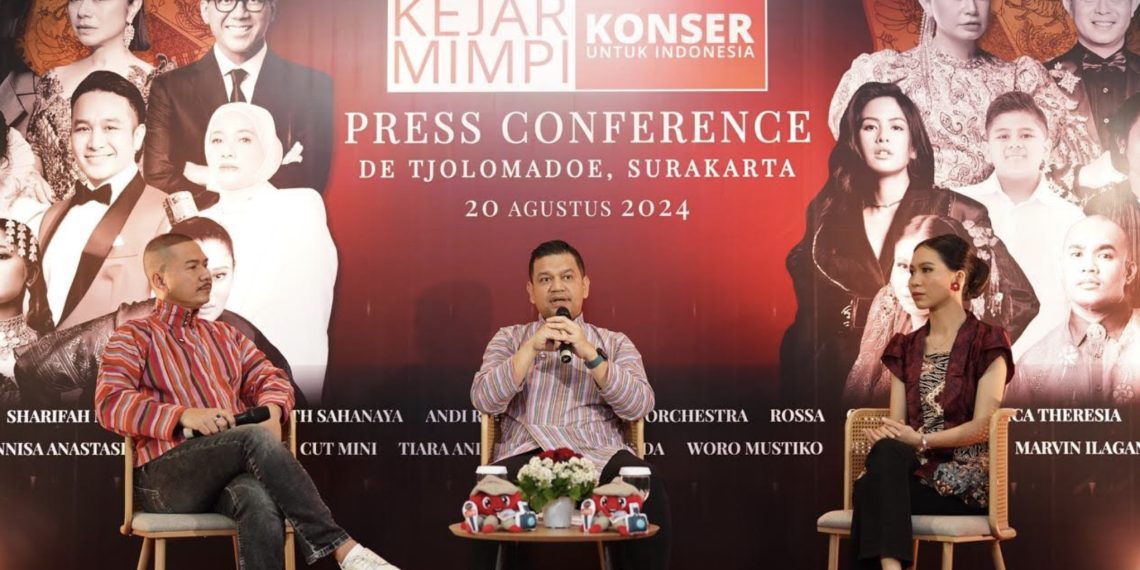 Konfrensi pers Konser Kejar Mimpi untuk Indonesia