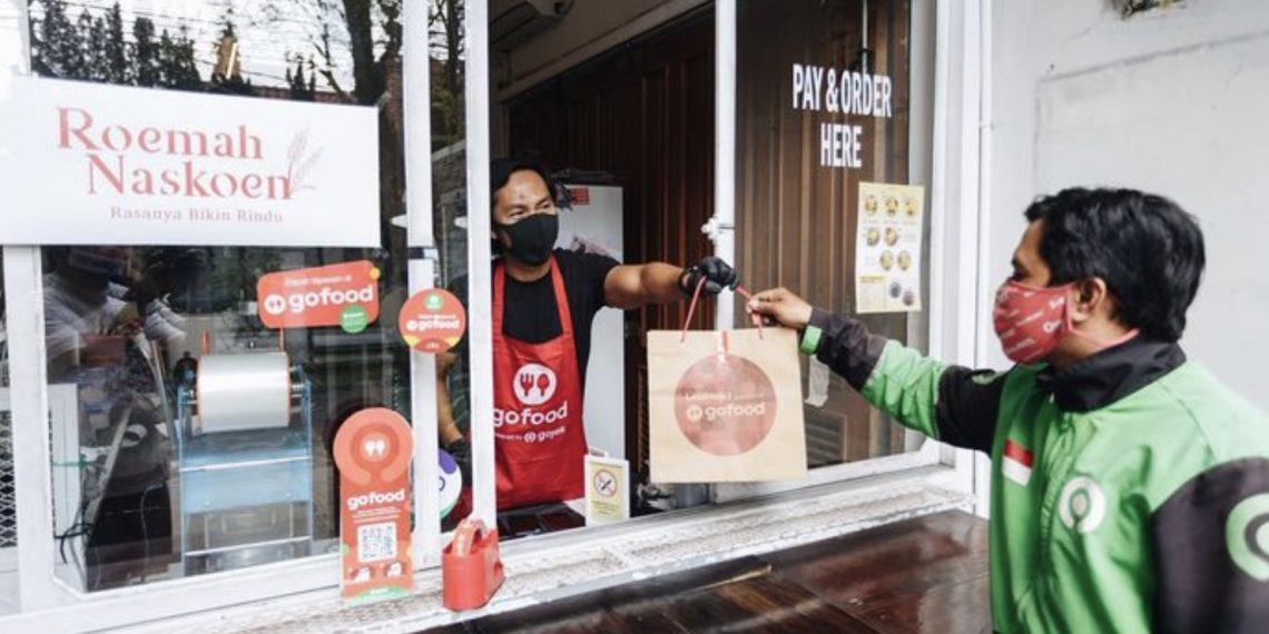 Ilustrasi pemesanan GoFood