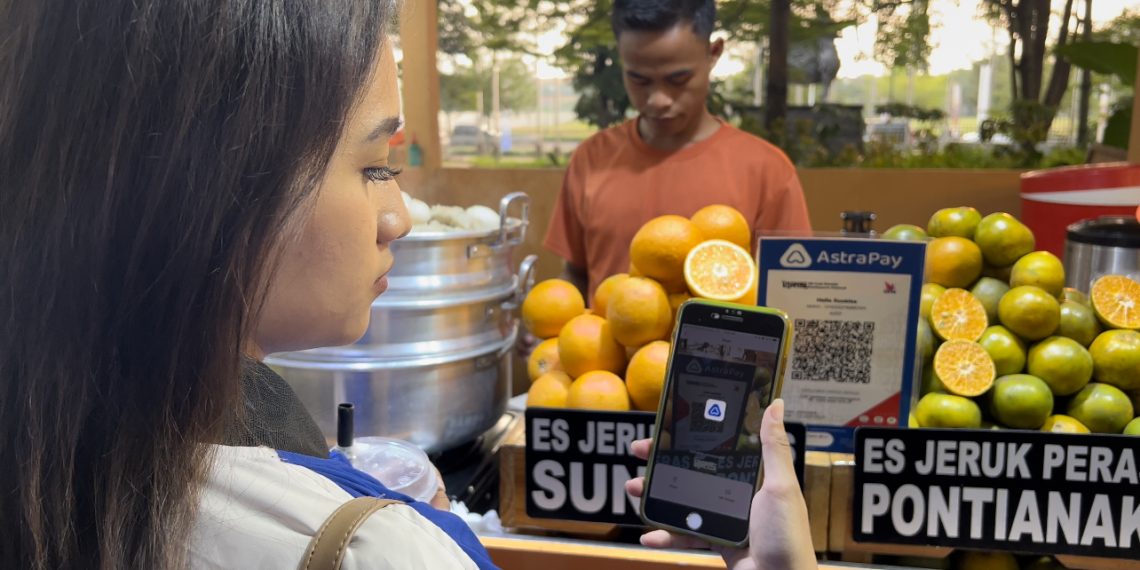 Transaksi merchant menggunakan AstraPay