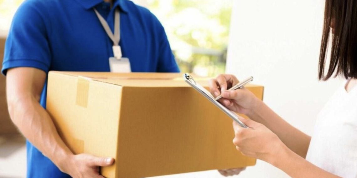 Ilustrasi pengiriman paket kepada komsumen (foto:istimewa)