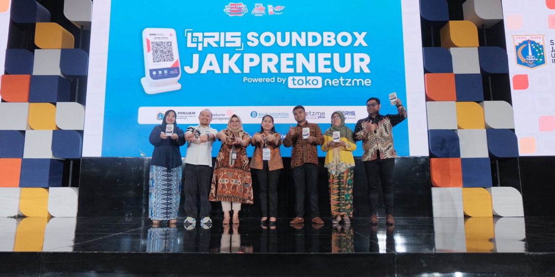 Netze meluncurkan QRIS Soundbox Jakarta Entrepreneur pada Jakarta International, Investment, Trade, Tourism, And SME Expo (JITEX) 2024