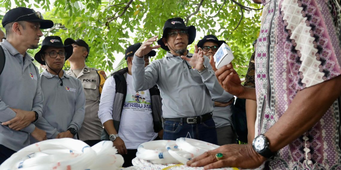 Direktur Regional Jawa Subholding Upstream Pertamina Wisnu Hindadari melakukan kunjungan ke mitra binaan di Kepulauan Seribu