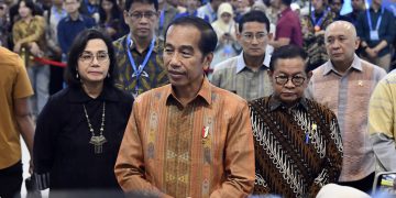 Presiden Joko Widodo (Jokowi) menghadiri Festival Ekonomi dan Keuangan Digital (FEKDI) dan Karya Kreatif Indonesia (KKI) di Jakarta Convention Center Senayan, Jakarta, Kamis (1/8/2024). (Foto: Humas Setkab)