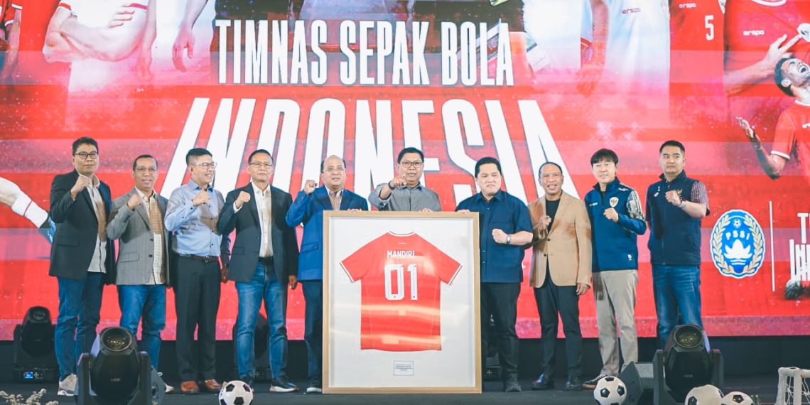 Bank Mandiri Resmi Menjadi Presenting Partner Timnas Sepakbola Indonesia