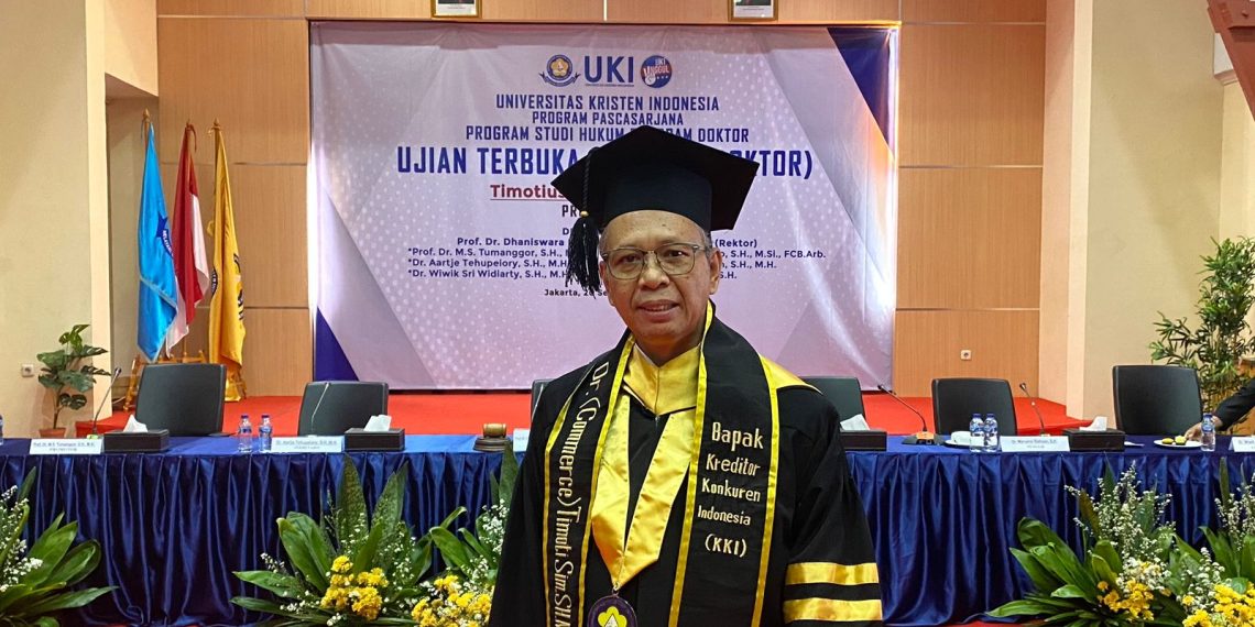 Usai Raih Gelar Doktor, Timotius Tumbur Kini Ditunjuk jadi Ketum Asosiasi Kreditor Konkuren Indonesia