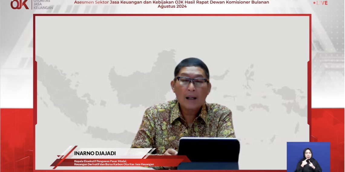 Kepala Eksekutif Pengawas Pasar Modal, Keuangan Derivatif dan Bursa Karbon (PMDK) OJK Inarno