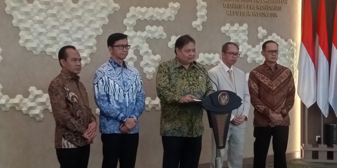 enteri Koordinator Perekonomian (Menko Ekonomi) Airlangga Hartarto