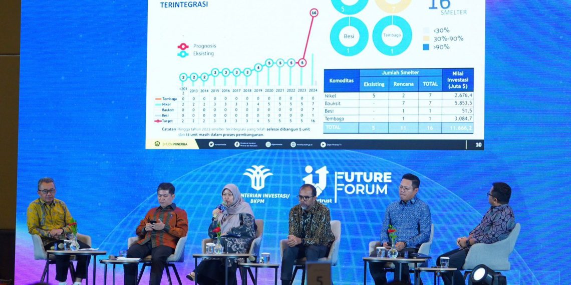 “Investortrust Future Forum: Mendiversifikasi PMA di Investasi Berkelanjutan”, yang digelar Investortrust.id bersama Kementerian Investasi/BKPM, di Hotel Sultan, Jakarta, Rabu, 25 September 2024.