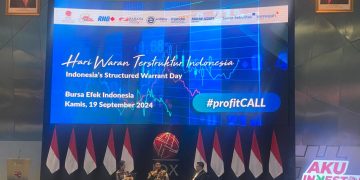 PT Bursa Efek Indonesia (BEI) bekerja sama dengan RHB Sekuritas Indonesia (DR) kembali menyelenggarakan Hari Waran Terstruktur Indonesia (HWTI) 2024 pada Kamis (19/9) bertempat di Main Hall BEI.