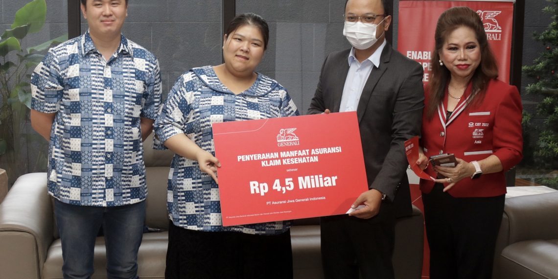 Generali Indonesia bayarkan klaim nasabah Rp4,5 miliar