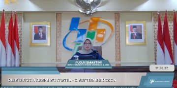 Deputi Bidang Distribusi dan Jasa BPS Pudji Ismartini