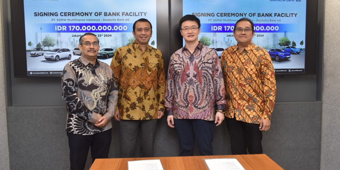 PT SGMW Multifinance Indonesia memperoleh fasilitas kredit pinjaman dari Deutsche Bank