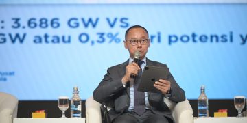 Anggota Dewan Perwakilan Rakyat Republik Indonesia, Eddy Soeparno memaparkan terkait peluang Indonesia sebagai pusat produksi bahan bakar nabati dunia pada sesi diskusi kegiatan METI Greentalk pada Senin (30/9).