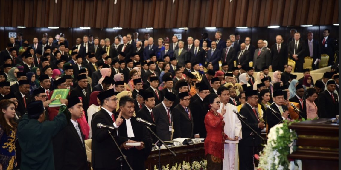 Ilustrasi pelantikan anggota DPR RI terpilih (foto:istimewa)