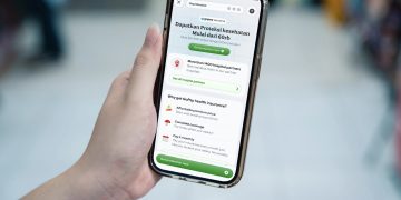 ilustrasi aplikasi mobile GoPay