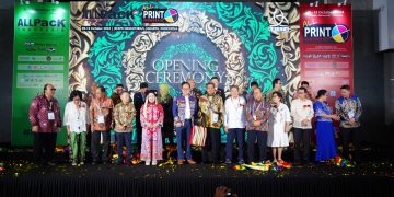 Pameran internasional ALLPack Indonesia dan ALLPrint Indonesia 2024 resmi dibuka mulai 9-12 Oktober 2024 di Jakarta International Expo (JIExpo), Kemayoran, Jakarta.