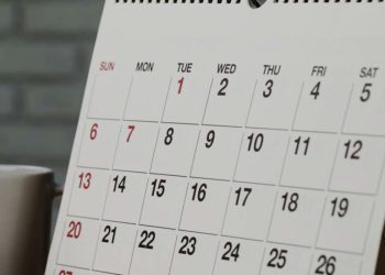 Ilustrasi kalender hari libur nasional dan cuti bersama 2025