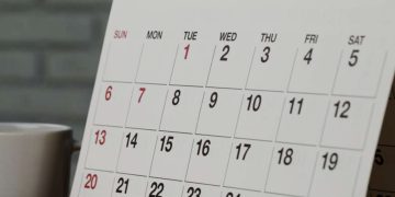 Ilustrasi kalender hari libur nasional dan cuti bersama 2025
