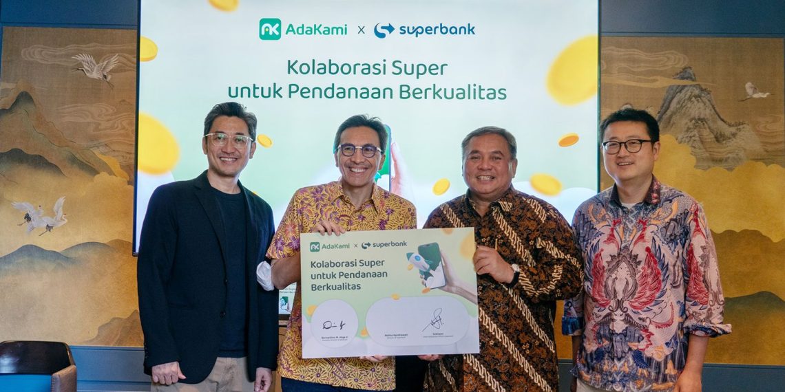 Kolaborasi AdaKami dengan Superbank dalam memperkuat penyalurkan pendanaan berkualitas bagi masyarakat di Tanah Air.