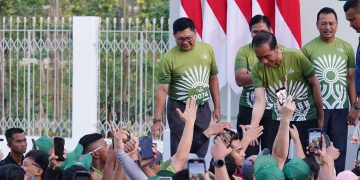 Jokowi Lepas Peserta Lomba Nusantara TNI Fun Run Didukung Bank Mandiri