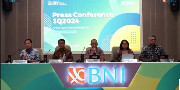 Konferensi Pers Paparan Kinerja Kuartal III 2024 BNI