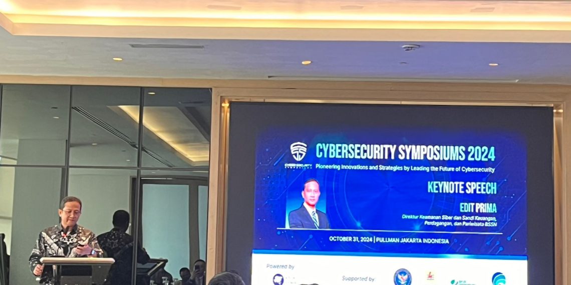 Direktur Keamanan Siber dam Sandi Kuangan, Perdagangan, dan Pariwisata BSSN Edit Prima