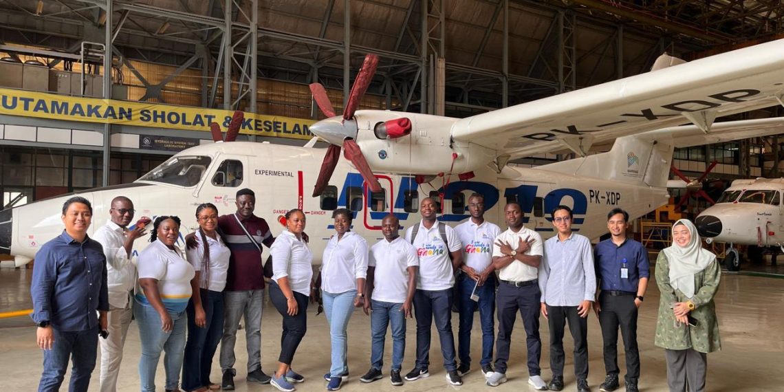 Kunjungan delegasi Ghana Export-Import Bank ke PT Dirgantara Indonesia (PTDI),