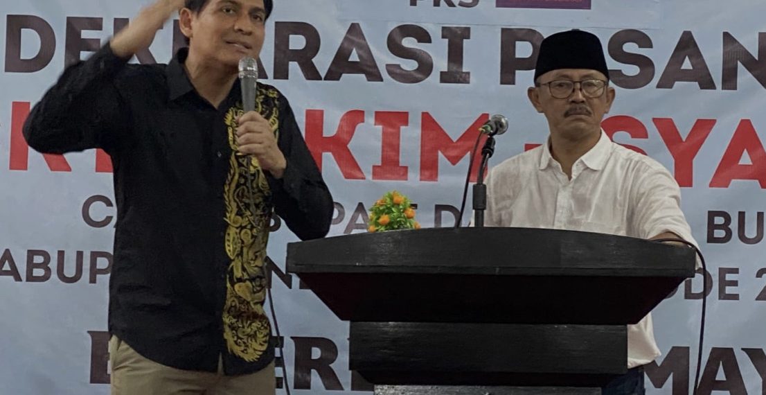 Deklarasi kemenangan pasangan Calon Bupati dan Wakil Bupati Indramayu Lucky Hakim-Saefudin
