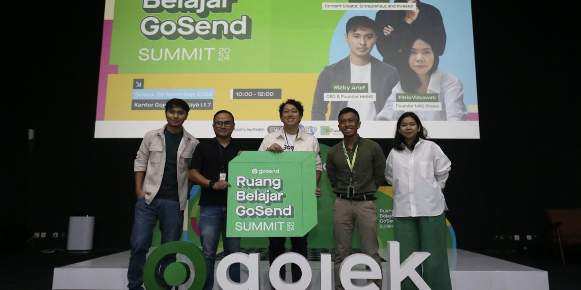 GoSend menyelenggarakan Ruang Belajar GoSend Summit 2024 menghadirkan Ario Pratomo, Content Creator, Entrepreneur & Investor
