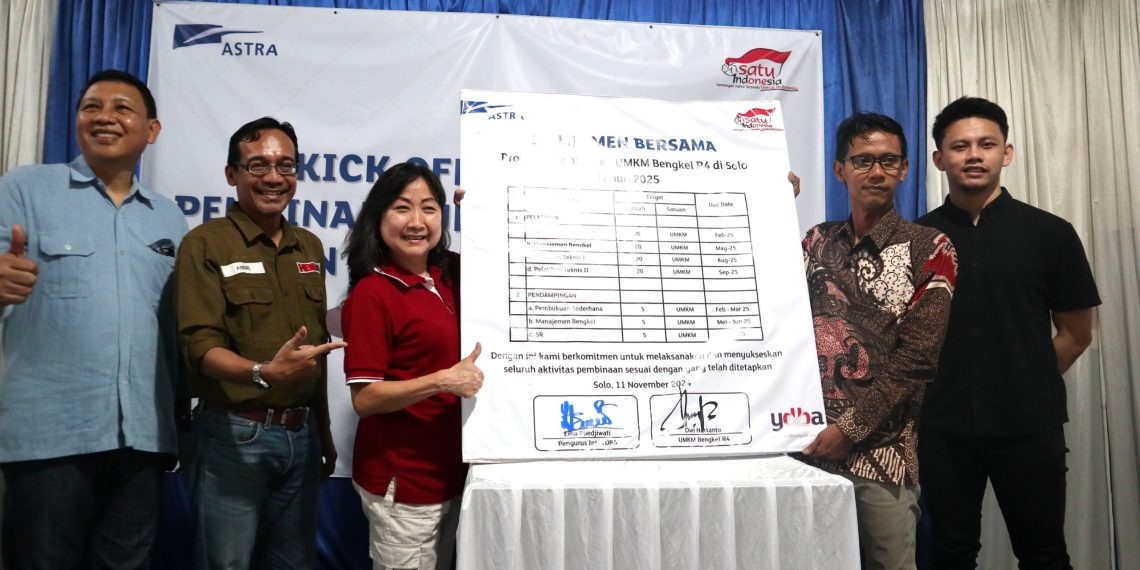 Astra melalui Yayasan Dharma Bhakti Astra (YDBA) terus berupaya berkontribusi dalam pembinaan UMKM agar naik kelas di pelbagai sektor