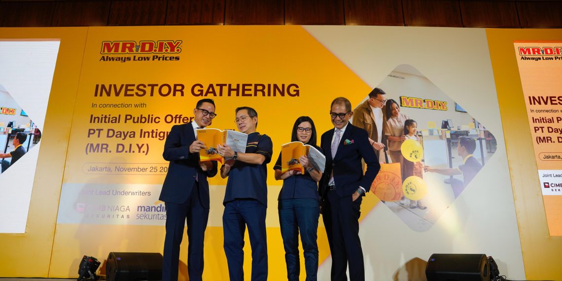 Brand Ritel MR. D.I.Y. Siap IPO, Incar Dana Segar Rp4,71 Triliun