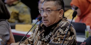 Deputi Bidang Pengembangan Destinasi dan Infrastruktur Kemenparekraf/Baparekraf, Hariyanto saat memberikan keterangannya di Gedung Sapta Pesona, Jakarta, Kamis (31/10/2024). (Foto:Kemenparekraf)