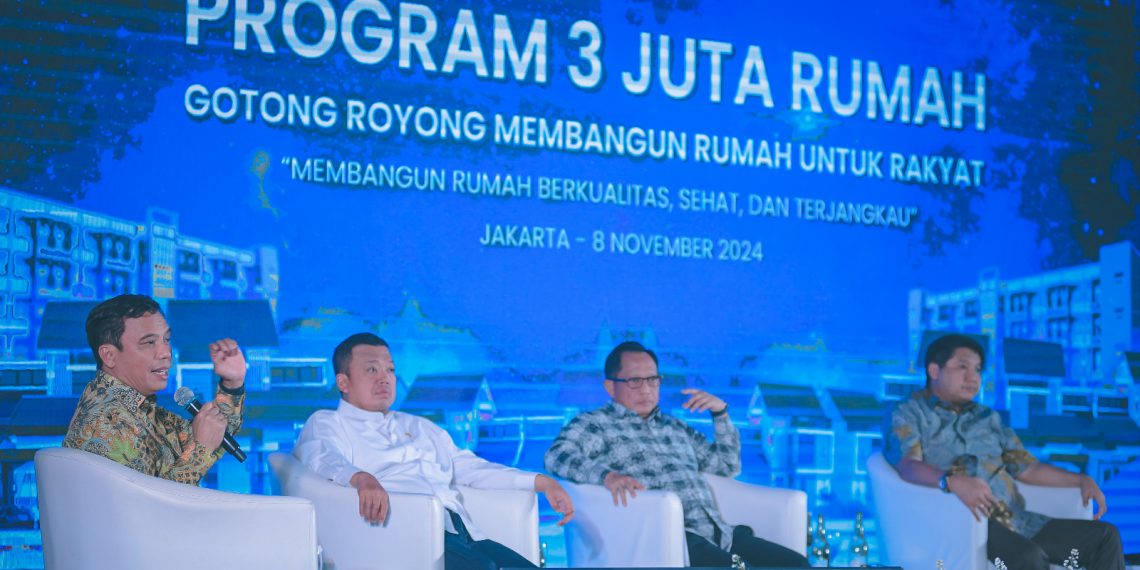 Bersama Tiga Menteri, Dirut BTN Paparkan Solusi Pencapaian Program 3 Juta Rumah