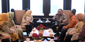 Kunjungan Ketua Umum Pimpinan Pusat Muslimat Nahdlatul Ulama (NU) Khofifah Indar Parawansa,