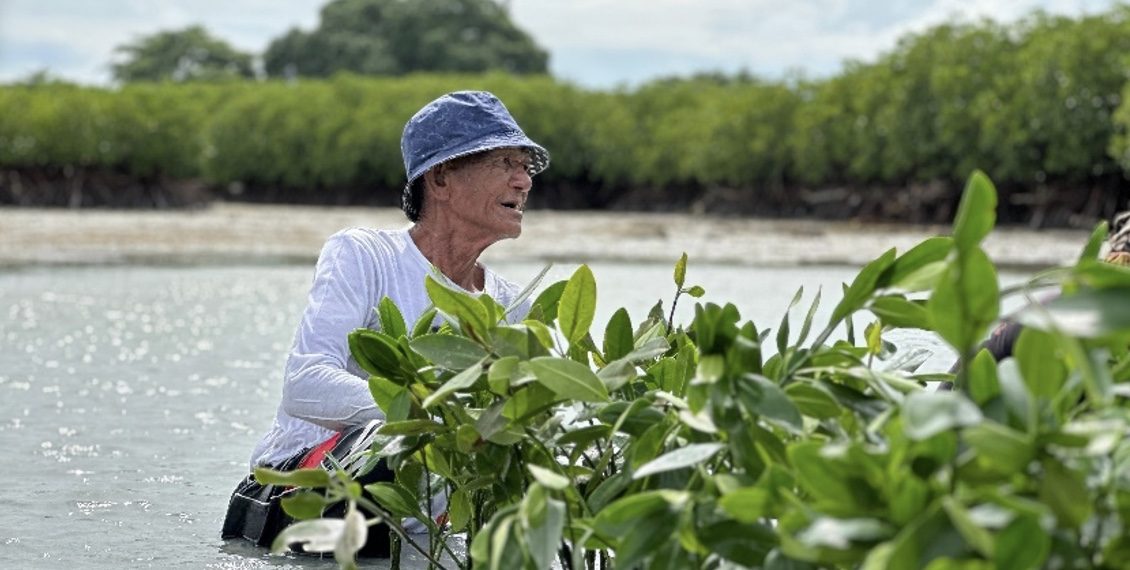 Masyarakat Pulau Harapan, Kepulauan Seribu menanam mangrove di pesisir. Mangrove ini tak hanya berfungsi untuk menambah perluasan area tutupan vegetasi, juga menjaga keseimbangan ekosistem pesisir.