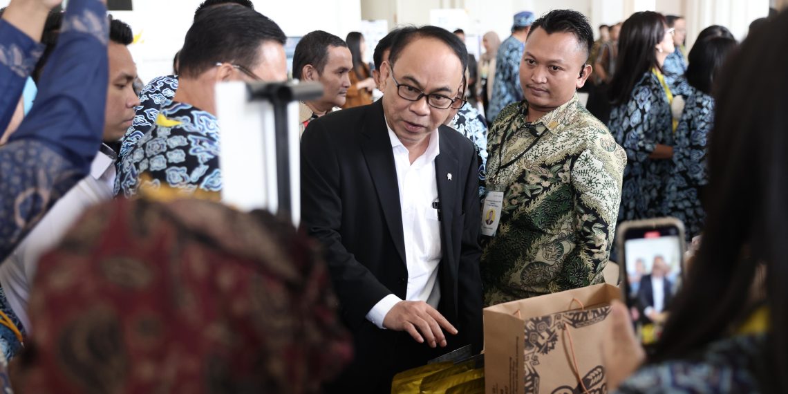 Menteri Koperasi Budi Arie pada acara Rapat Kerja Nasional (Rakernas) HIPPI di Jakarta, Senin, 2 Desember 2024.