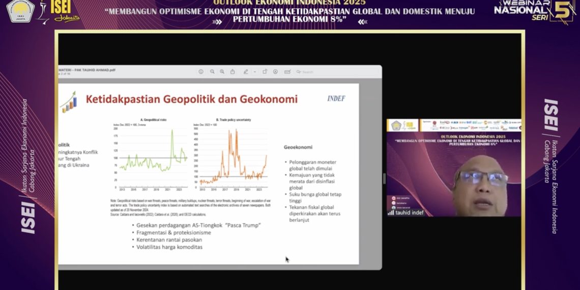 Senior Ekonom INDEF Tauhid Ahmad