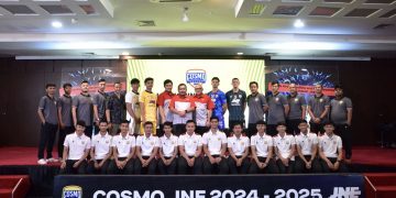 JNE menjadi sponsor utama dalam mendukung tim Cosmo JNE FC berlaga dengan 12 tim futsal terbaik di Indonesia.