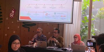 Acara perayaan HUT ke-27 KSEI di Jakarta pada Senin (23/12/2024).