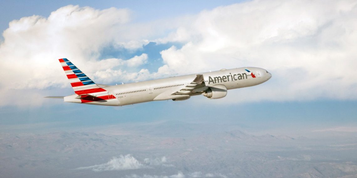 Pesawat American Airlines Ilustrasi