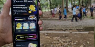 Viral perburuan Koin Jagat yang merusak fasiltas di kawasan GBK, Jakarta (foto:istimewa)