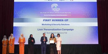 Bank Mandiri meraih penghargaan 1st Runner Up Marketing & Security Solutions pada ajang APICTA Awards 2024 di Brunei Darussalam.