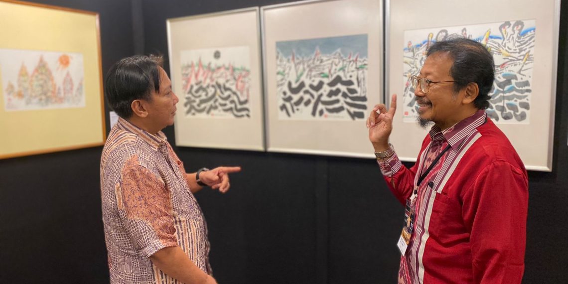 Salah satu karya seniman Yusuf Susilo Hartono dan Kriyawan Budi Brassco