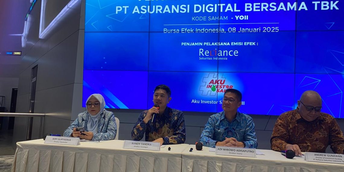 Asuransi Digital Bersama (YOII) Bidik Pendapatan Premi hingga Rp430 Miliar di 2025
